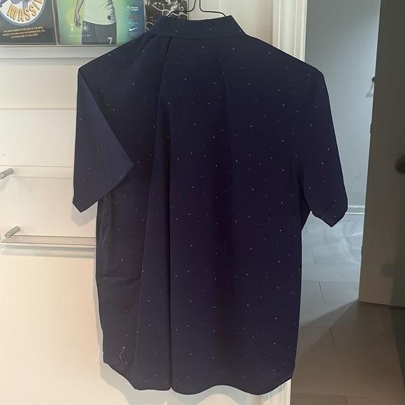 Lyle and Scott navy blue short sleeve shirt men’s medium - Picture 4 of 4